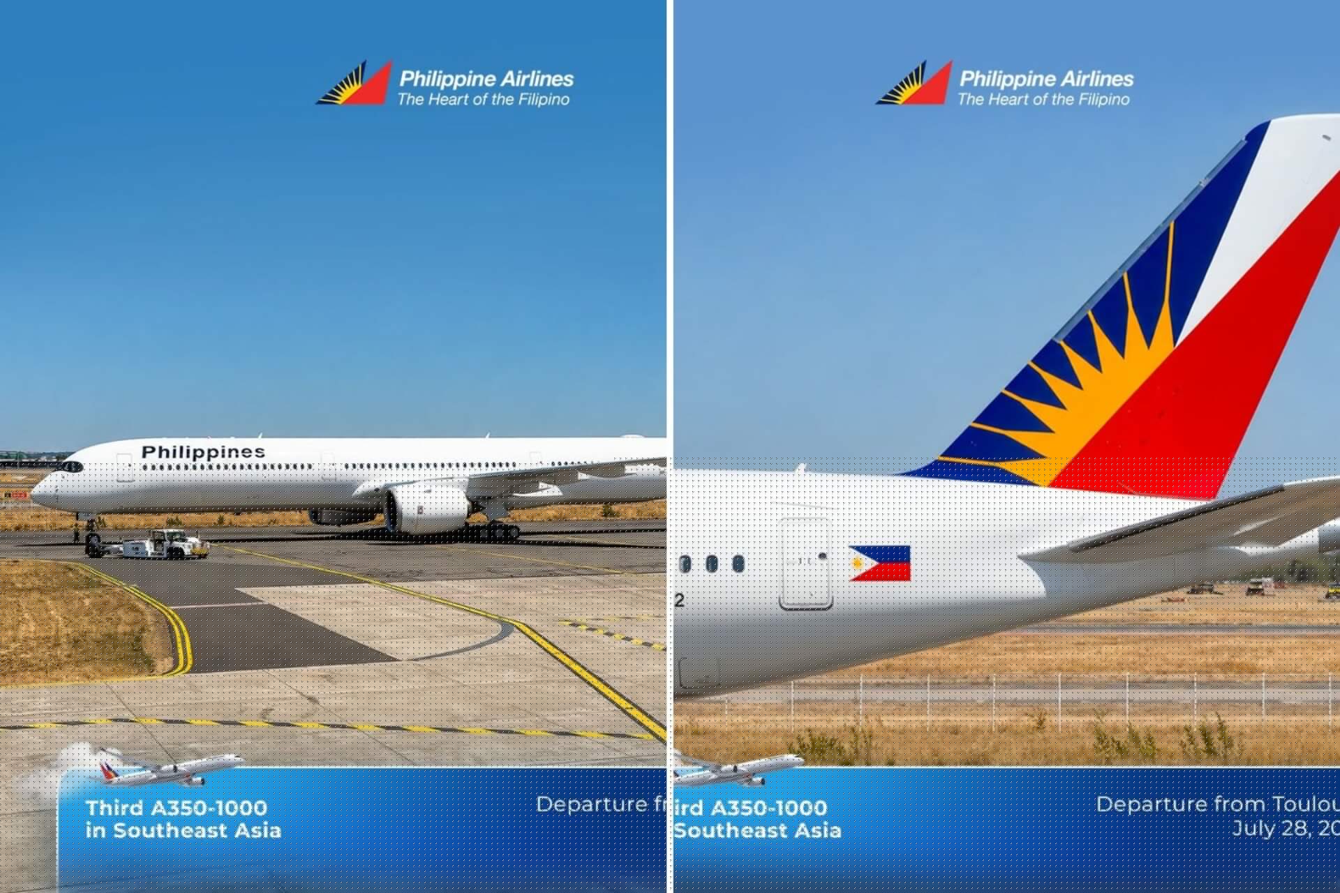 Philippine Airlines welcomes third Airbus A350-1000 aircraft