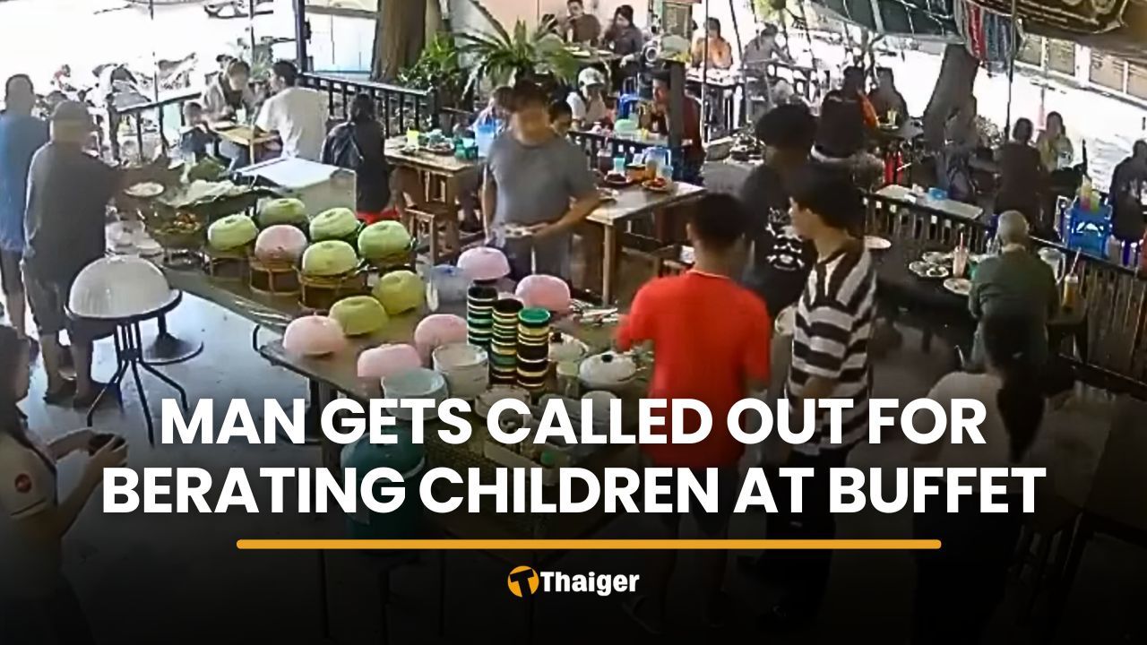 Phuket man berates children in buffet, gets called out
