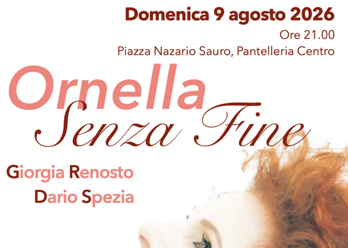 Pantelleria, "Ornella Senza Fine": l'omaggio a Ornella Vanoni firmato da Giorgia Renosto