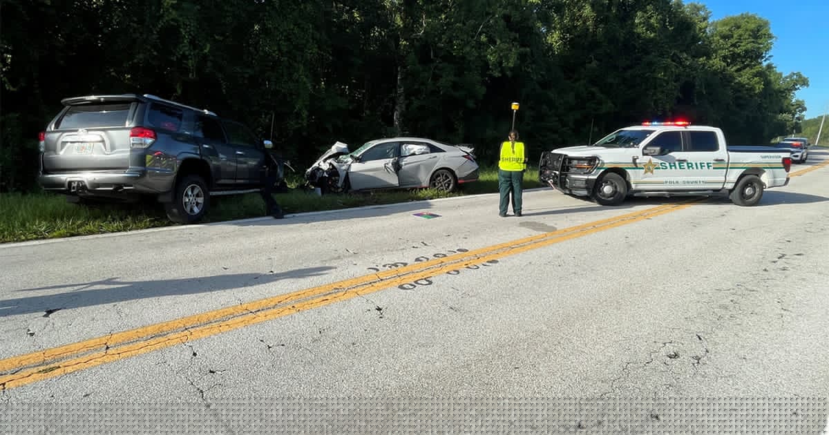 Haines City man killed, woman injured after SUV crossed center line: PCSO