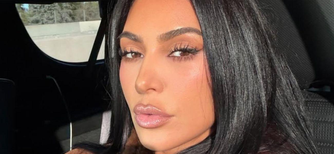 Kim Kardashian Goes Lingerie-Clad, 'Breaking The Internet' With Latest SKIMS Snap