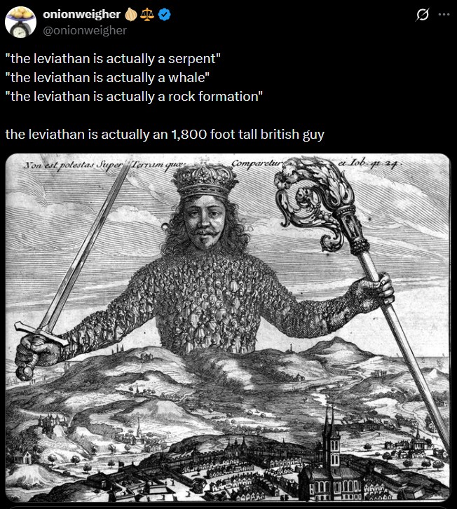 Leviathan Waking Up Near Virginia - the leviathan is actually an 1,800 foot tall british guy