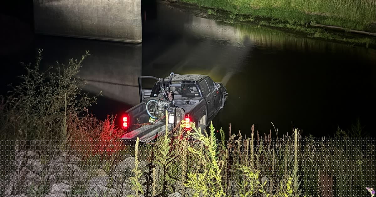 Zumbrota pursuit crash: Truck driven into Zumbro river, man arrested