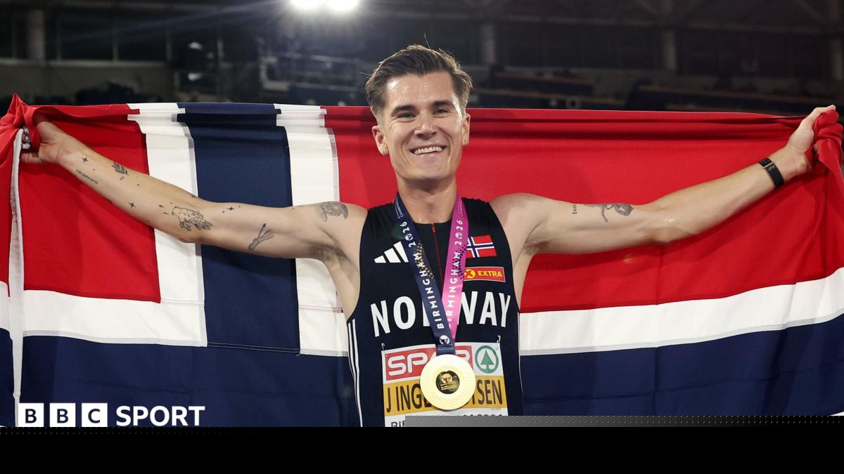 Ingebrigtsen returns from 'lowest of lows' to clinch 5,000m gold