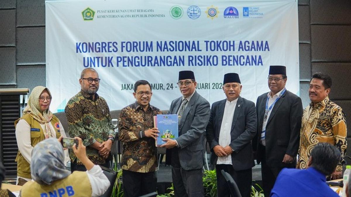 Kementerian Agama Fasilitasi Pembentukan Kongres Forum Tokoh Agama untuk Pengurangan Risiko Bencana