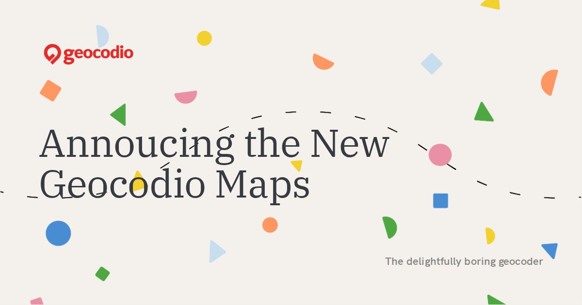 Annoucing the New Geocodio Maps