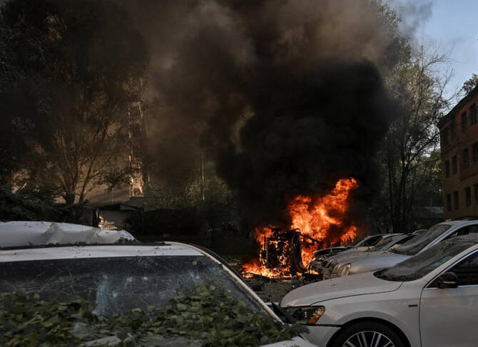 Russian attacks kill two in Ukraine’s southeastern Dnipropetrovsk Region