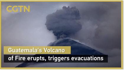 Guatemala's Volcán de Fuego erupts, triggers evacuations