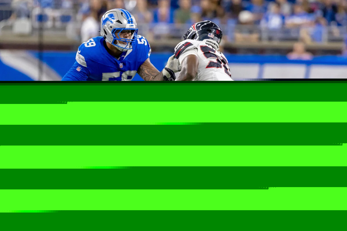 Lions update OT Giovanni Manu's injury status, return timeline
