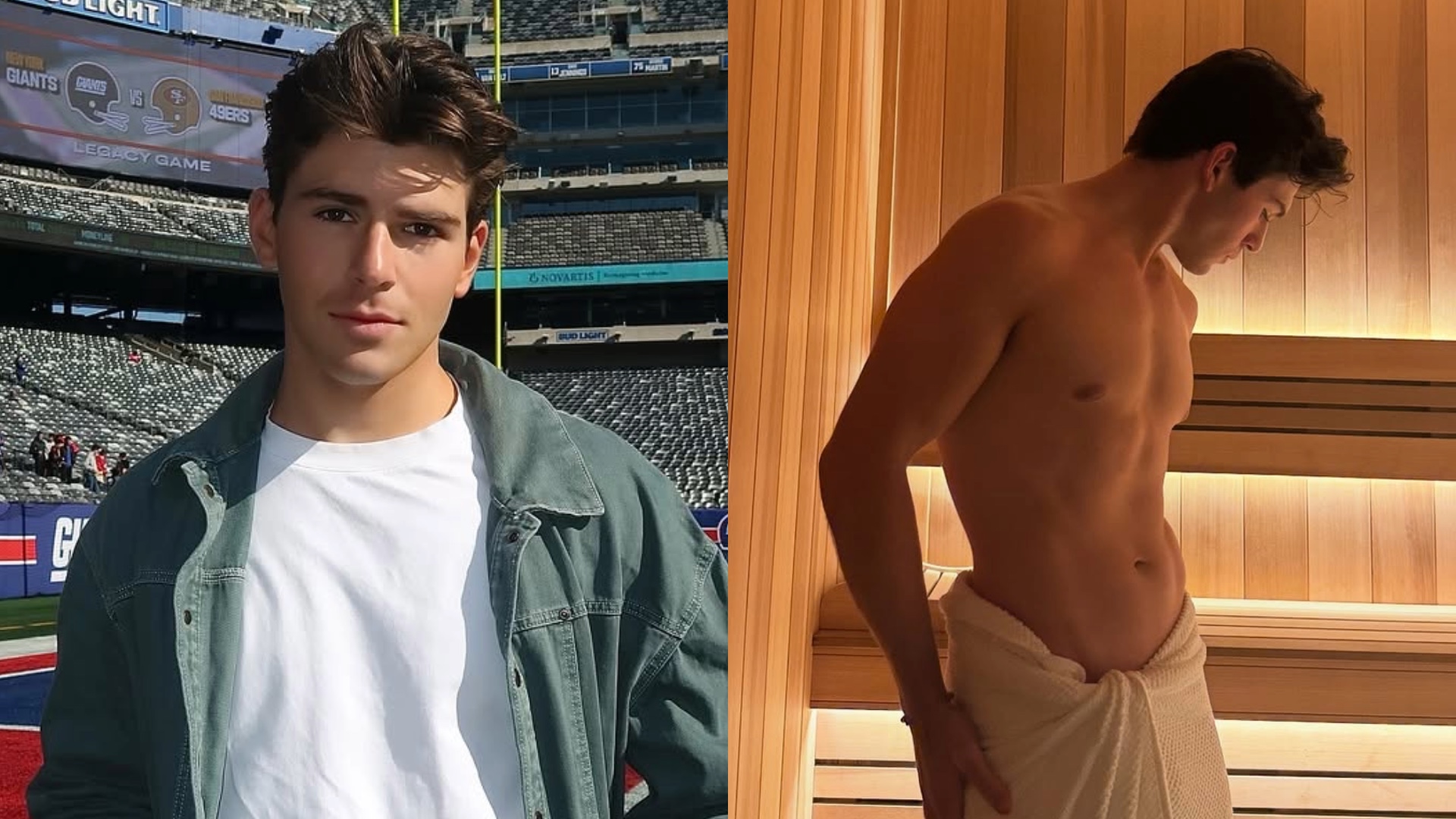 Former college footballer Jake Eldridge says stress of hiding his sexuality left him hospitalised