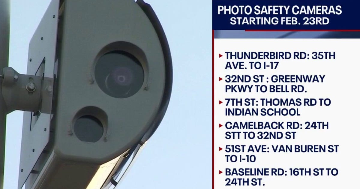 Phoenix to deploy 17 photo safety cameras; school zones a primary focus
