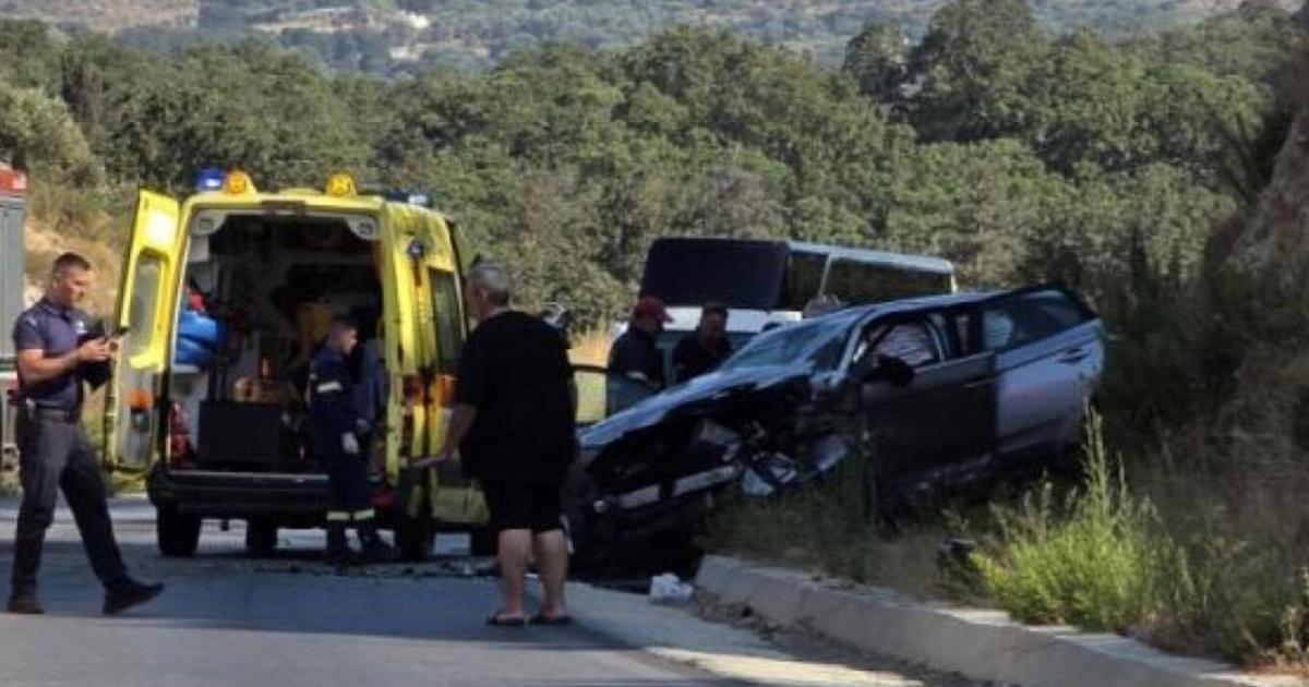 Σοβαρό τροχαίο στο Ρέθυμνο - Πέντε τραυματίες (Photos)