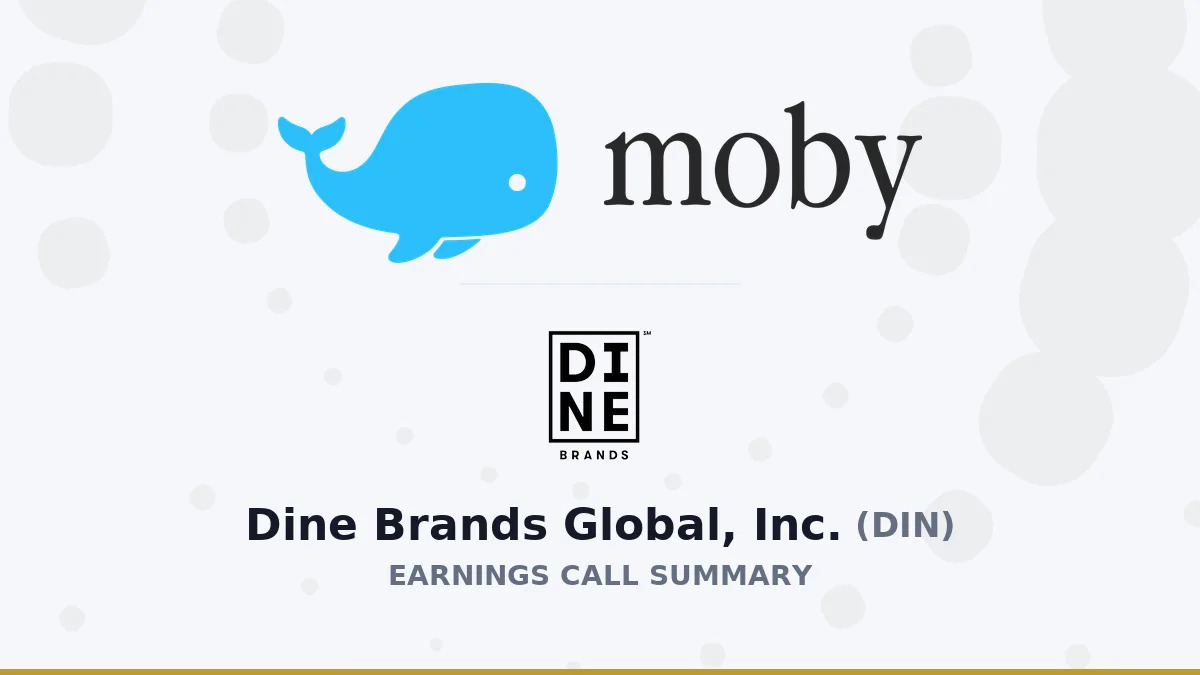 Dine Brands Global, Inc. Q2 2026 Earnings Call Summary