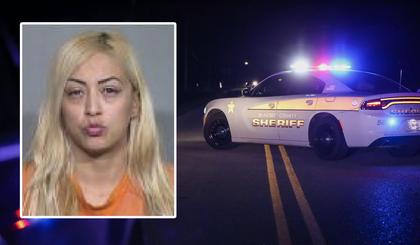 Woman accused of driving drunk, leading police on pursuit and battering deputy in crotch in McHenry