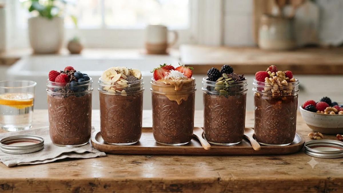 Cokelat Overnight, Resep Sarapan Sehat Tanpa Dimasak yang Creamy dan Tinggi Protein