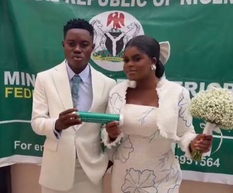 TikTok couple Peller, Jarvis formalise union with court wedding