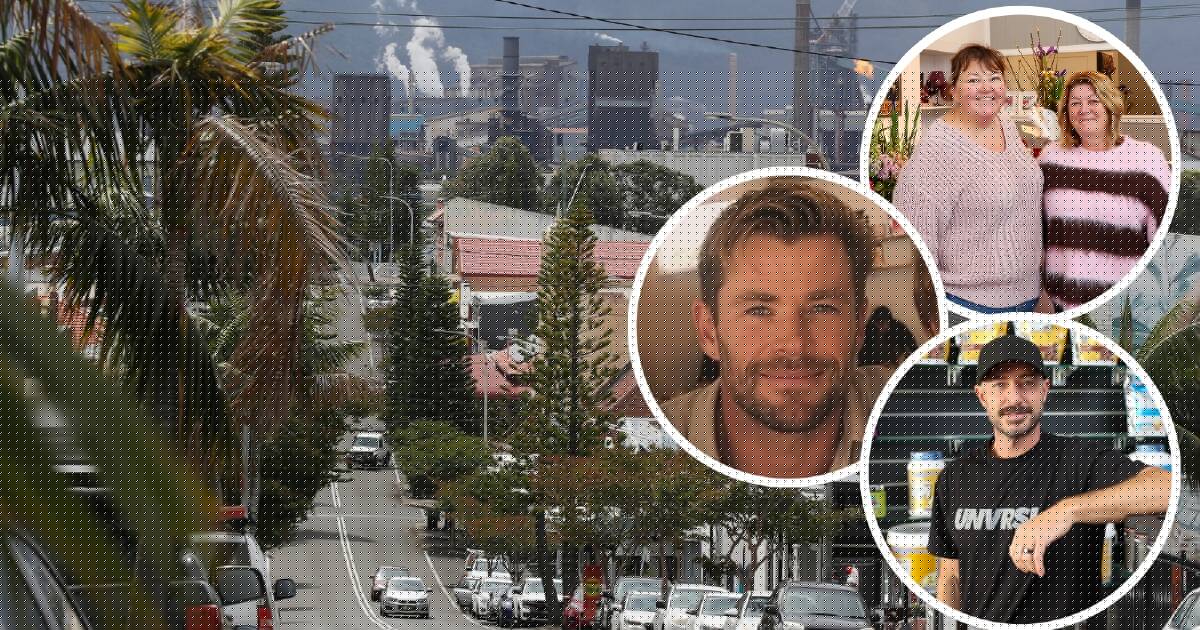 Where's Chris Hemsworth? Helicopters, gunfire, but no star sightings in Port Kembla
