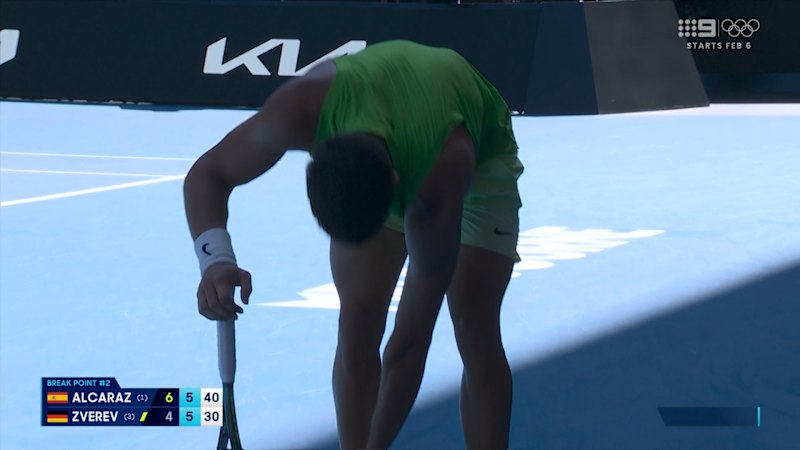 Zverev edges Alcaraz in exhausting rally