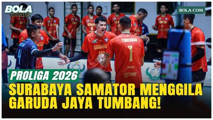 Surabaya Samator Bungkam Garuda Jaya 3-0 di Proliga 2026
