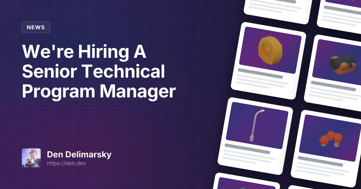 We're Hiring A Senior Technical Program Manager