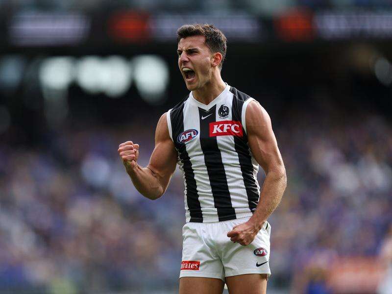 Daicos-inspired Pies down Eagles to lock in finals spot