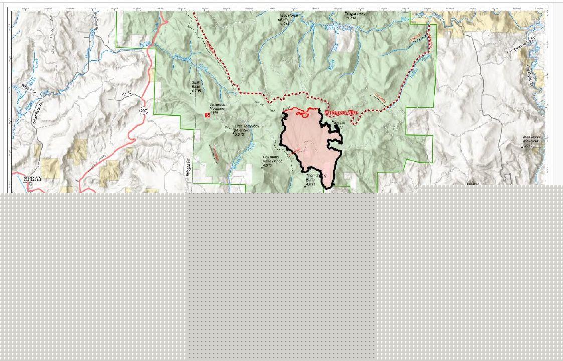 Bologna Fire north of Kimberly nearly 90% contained