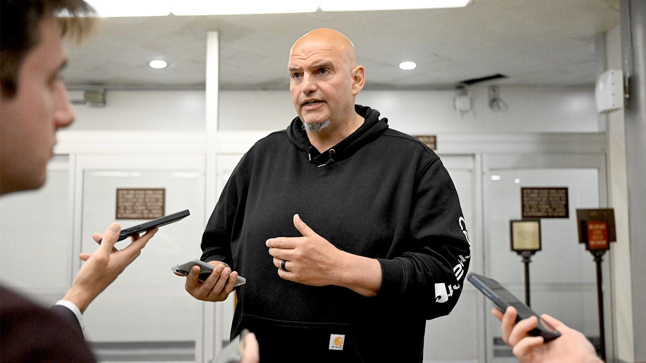 Fetterman unloads on reporter from 'trash' anti-Israel outlet, asks why it loves 'Hamas and Iran'