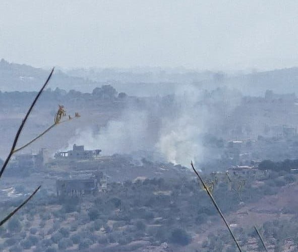 Zionist Offensive Intensifies in Southern Lebanon Amid Shelling, Fires, and Land Clearance Operations
