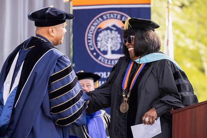 Disney Legend and Alum Martha Blanding Receives Honorary Doctorate, Tells Grads to Define Their Own Futures