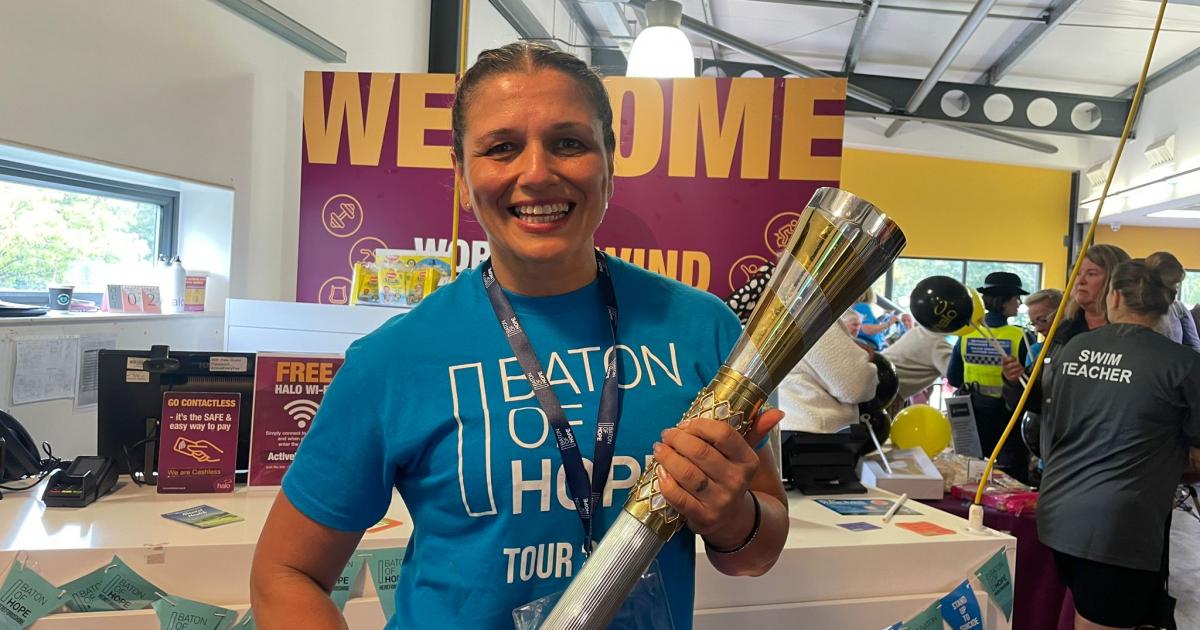 Pictures: Baton of Hope tour heads through city to share important message