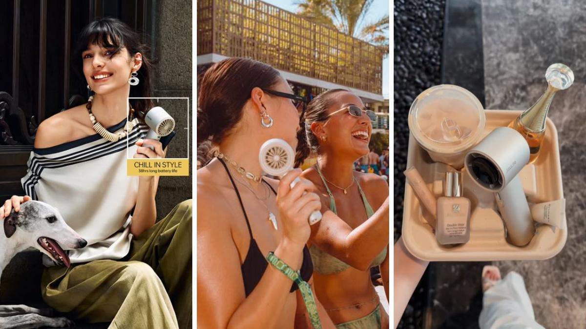 This $25 handheld turbo fan is saving Australians from melting this summer