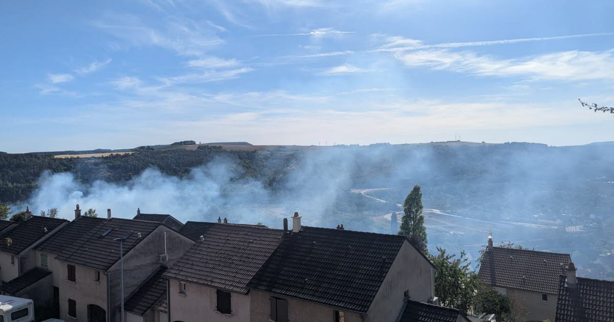 Talant. Incendie : un feu se déclare à proximité des maisons