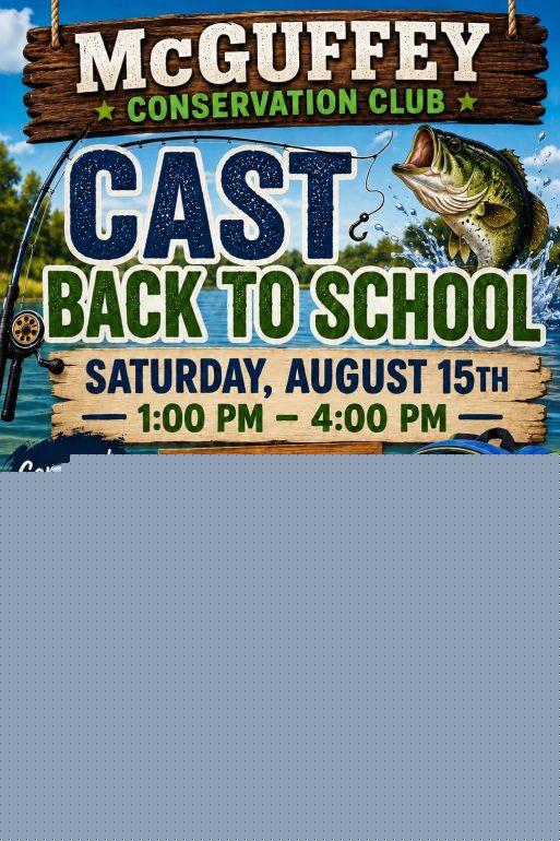 McGuffey Conservation Club Hosting Cast Back to School Kids Day