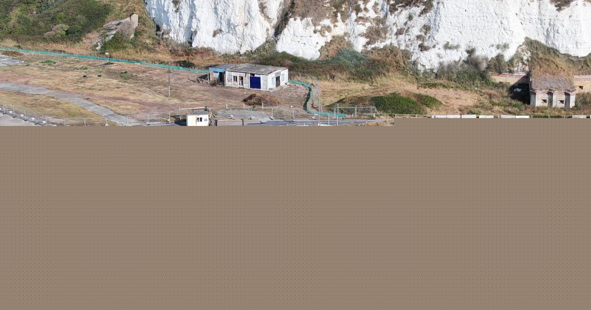 Motorhomes pitch up near closed beach that public is barred from entering