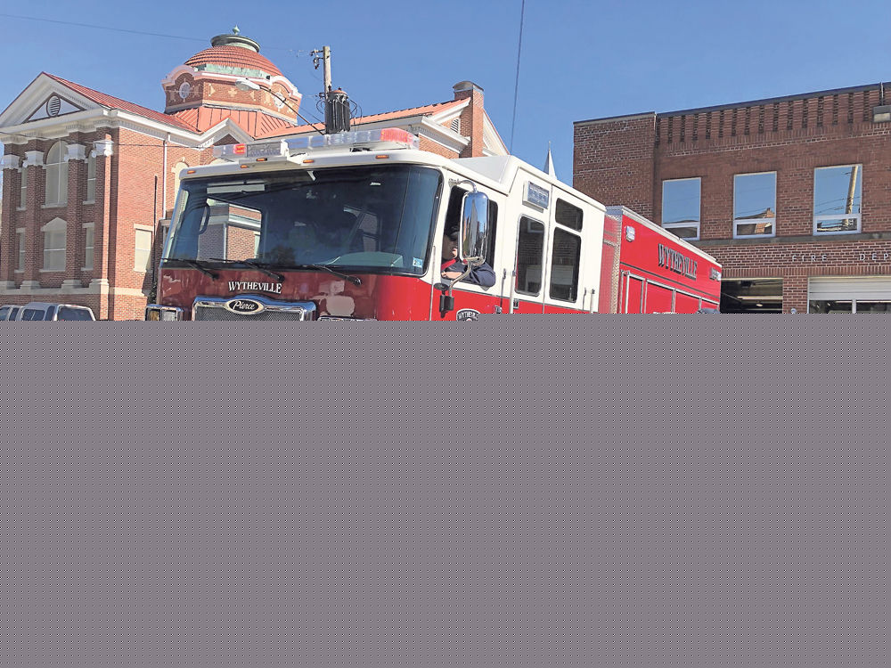 Wytheville department welcomes new fire truck