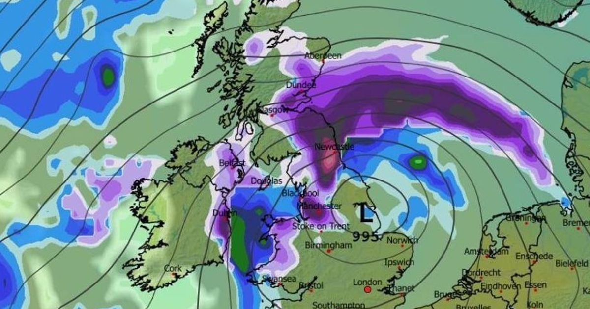Lancashire faces 'Beast from the East' as maps show 26 inches of snow