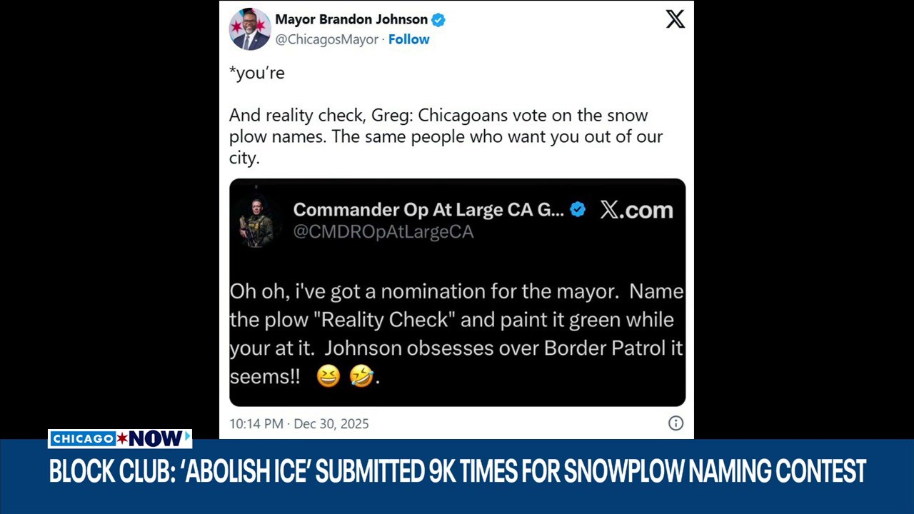 ‘Abolish ICE’ dominates Chicago snowplow naming contest submissions | ChicagoNOW