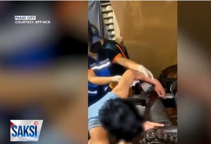 Baker"s arm caught in dough roller in Pasay City