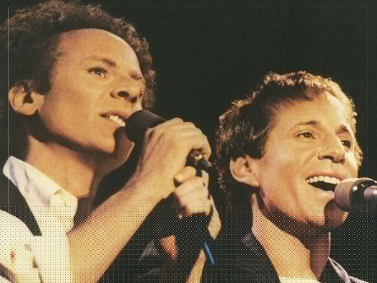 Simon & Garfunkel, 1981, and half a million people in Central Park