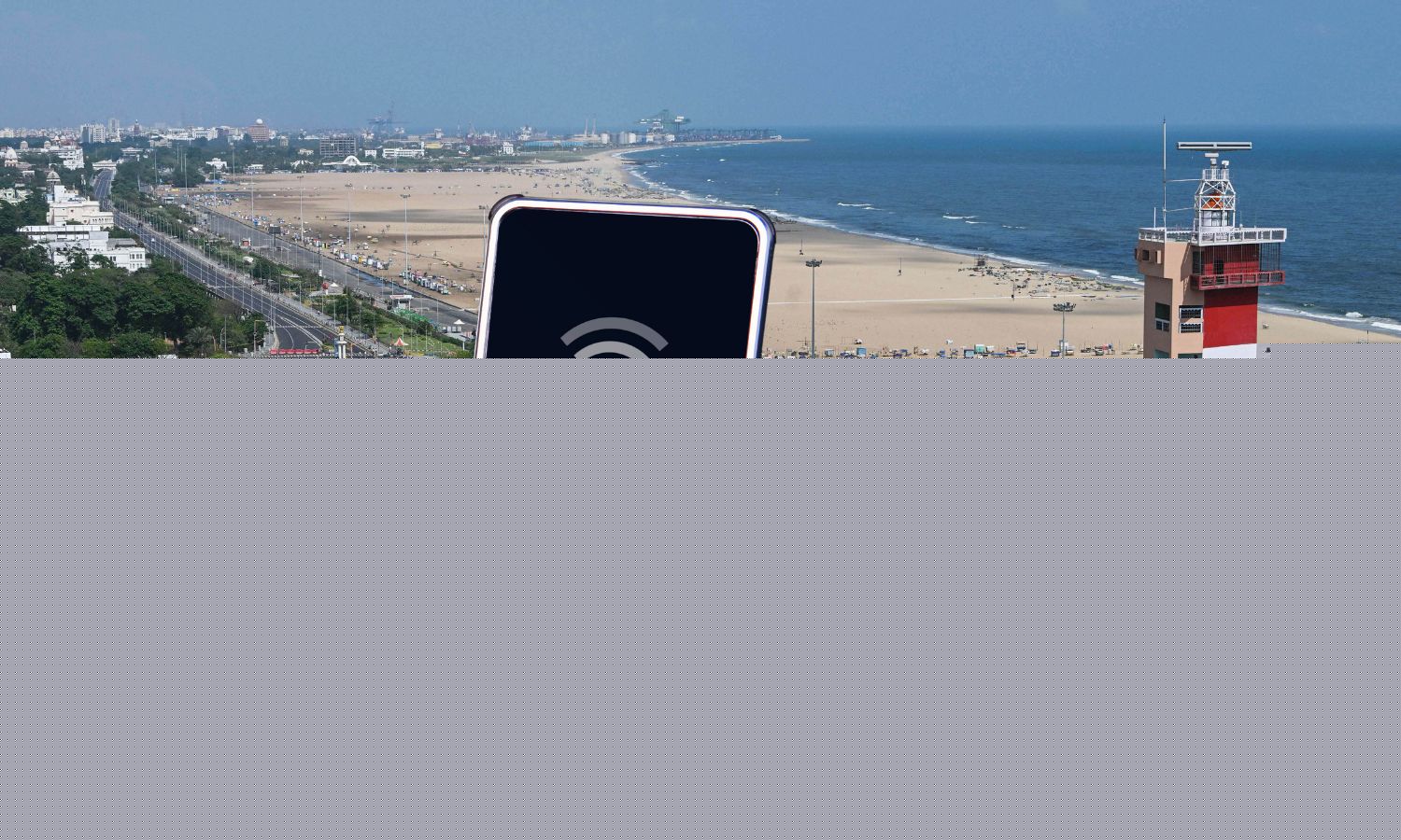 Free WiFi Restored at 32 Spots Along Chennai’s Marina, Besant Nagar Beaches