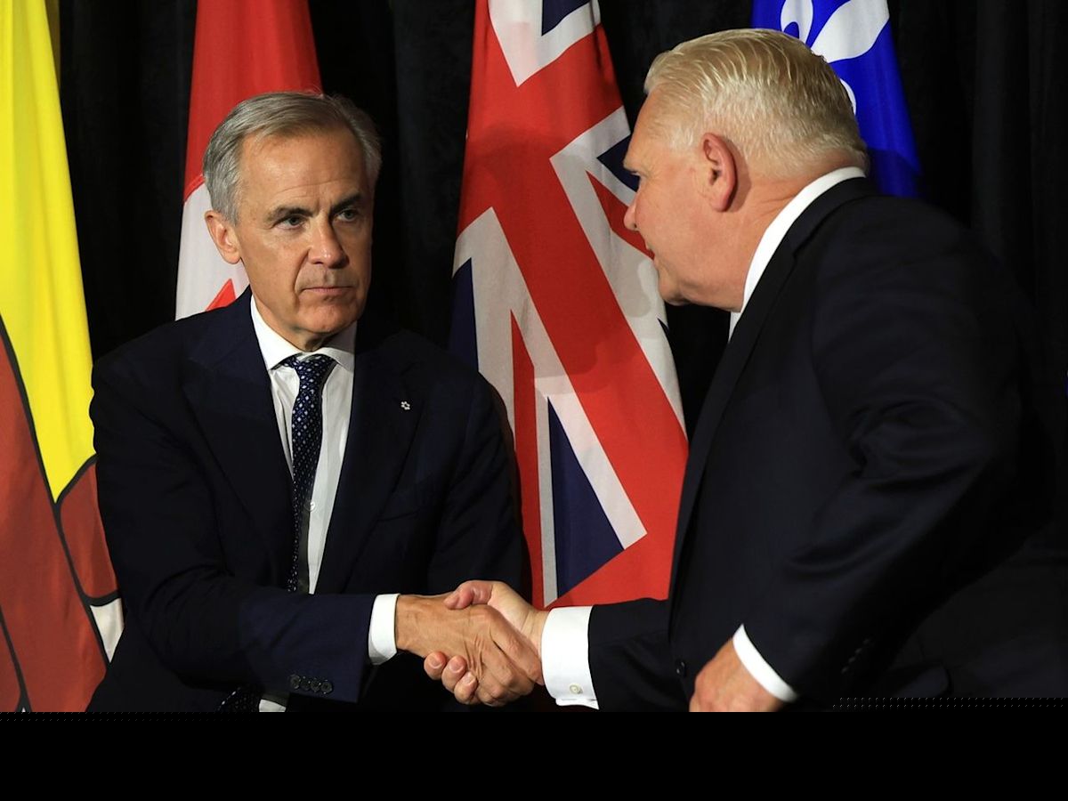 Randall Denley: Time for Doug Ford to go 'elbows up' against Carney's high-speed Alto rail