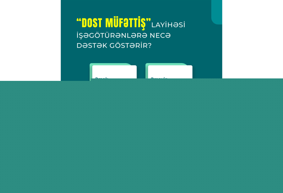 “DOST Müfəttiş” layihəsi işəgötürənlərə necə dəstək göstərir?