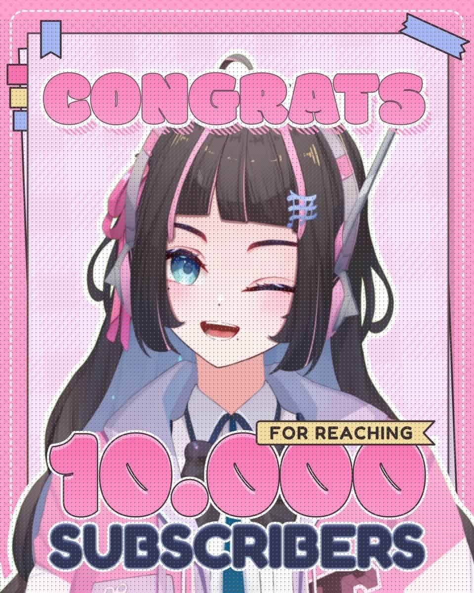 Indonesian VTuber Thalia Symphonia Reaches 10 Thousand Subscribers!