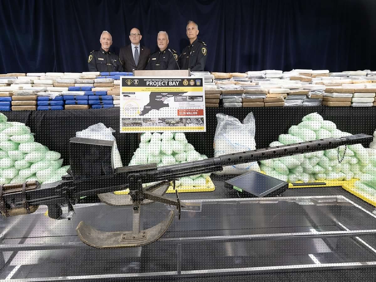 Police reveal $139M in drugs, firearms and antique anti-tank rifle seized in major cross-border bust