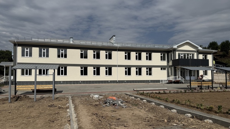 New school built in Kara-Bulak village of Suzak district