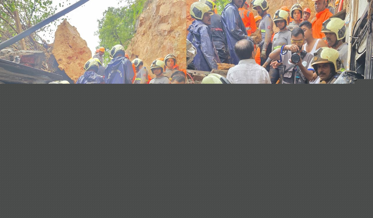 Ghatkopar landslide: Two dead, three to four feared trapped in Mumbai chawl