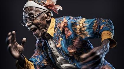 Nigerian AI artist creates a fashion show for elderly people