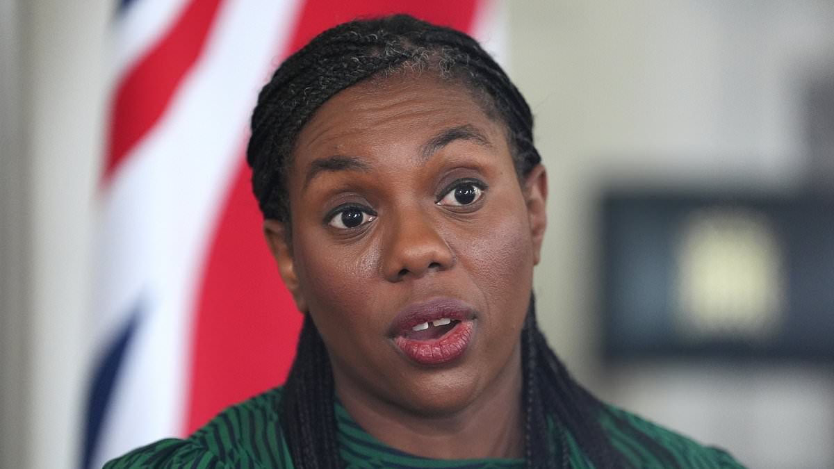 Kemi Badenoch vows to set UK free of European Convention on Human Rights 'straitjacket' in bid to regain control of Britain's borders