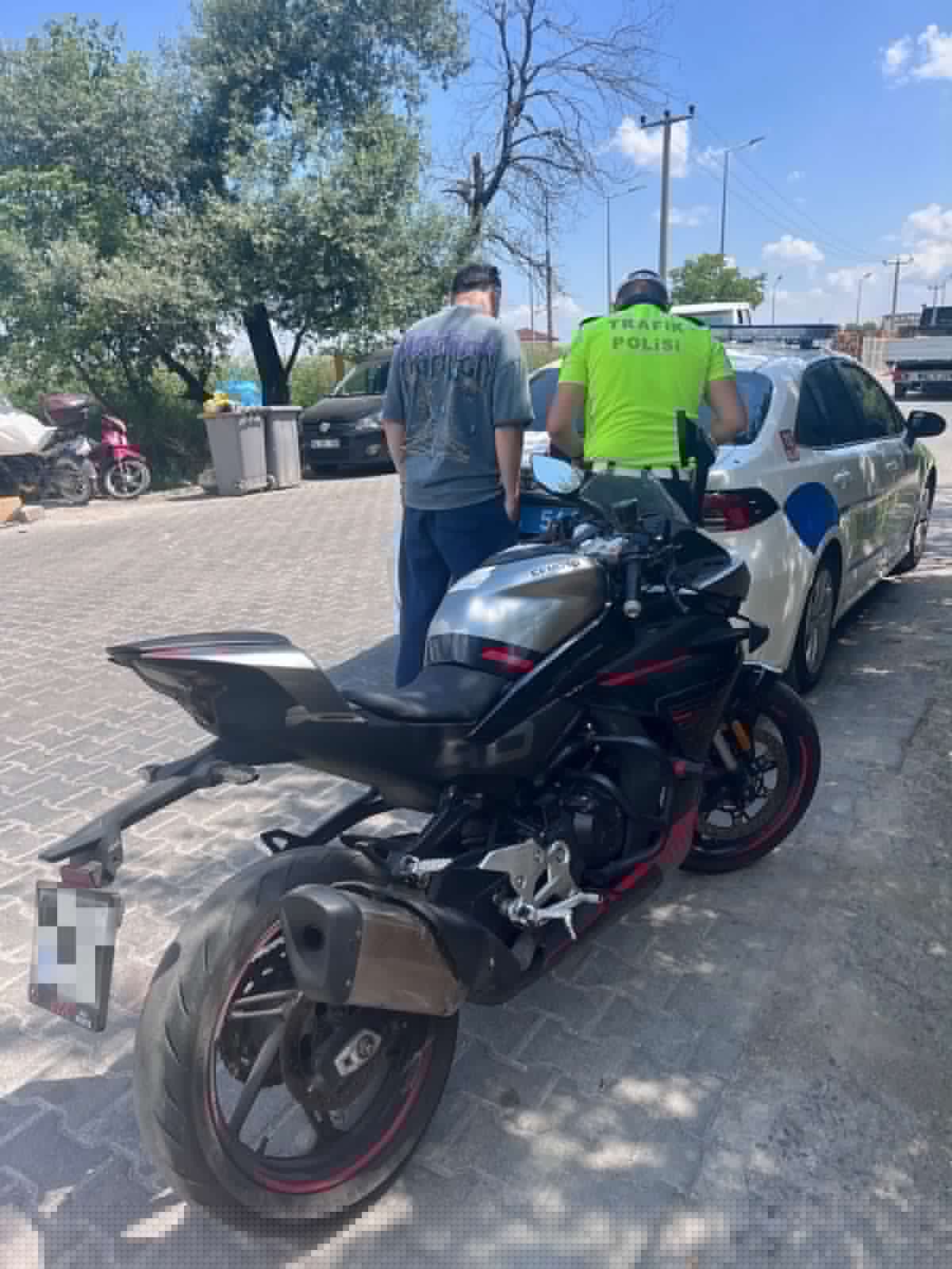 Bolu'da motosiklet şovuna 46 bin TL ceza