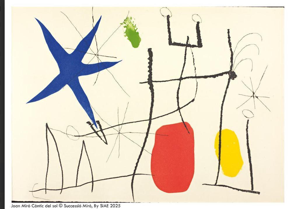 Mirò e il “Cantico di frate Sole“
